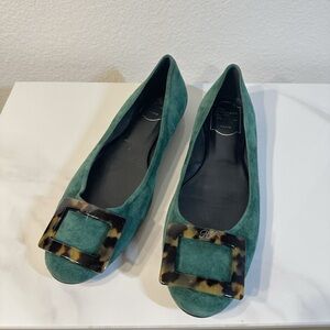 Roger Vivier Trompette leather ballet flats 37.5